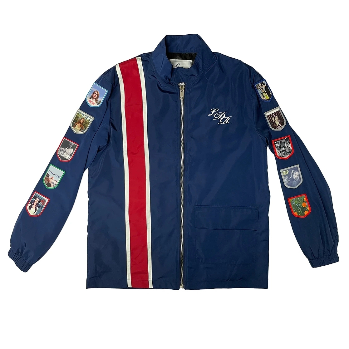 AliExpress Lana Merch Commemorative LDR Racer Jackets 2026 Navy For Women And Men Racing Jacket With Patches Del Top Coat Reys Lady Clothes, view 2