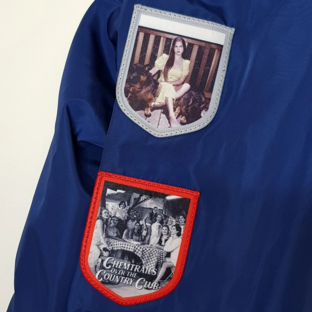 AliExpress Lana Merch Commemorative LDR Racer Jackets 2026 Navy For Women And Men Racing Jacket With Patches Del Top Coat Reys Lady Clothes, view 6