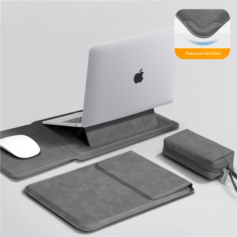 AliExpress Laptop Sleeve Case 13 14 15 15.6 16Inch For Huawei HP DELL Bag For Macbook Air Pro 13 13.6 M4 Notebook Case with Stand Men Women