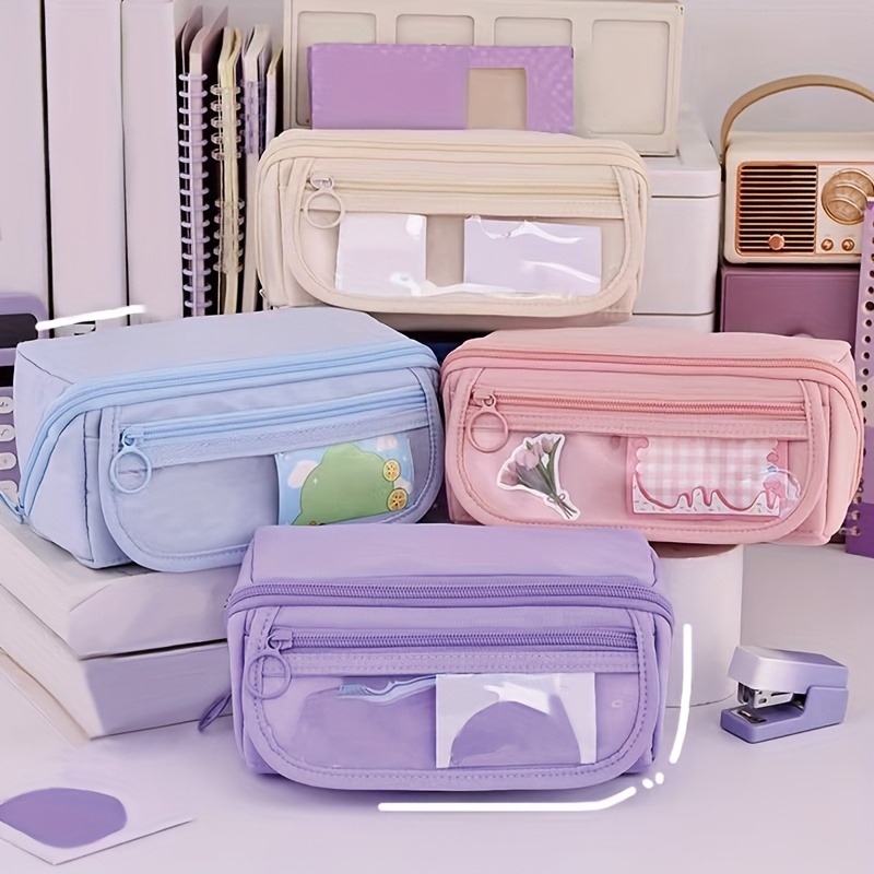 AliExpress Large-Capacity Multi-Compartment Pencil Case, view 2