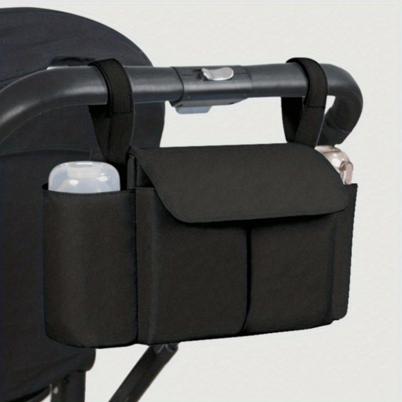 AliExpress Large Capacity Stroller Storage Bag Convertible Shoulder Bag Crossbody Diaper Bags for Moms Baby Carriage Hanging Bag Accessory