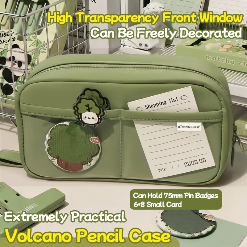 AliExpress Volcano-Shaped Three-Layer Pencil Case, view 4