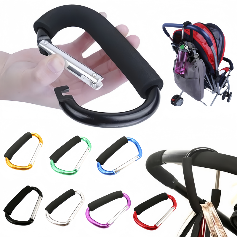 AliExpress Large Aluminum Carabiner Stroller Hook