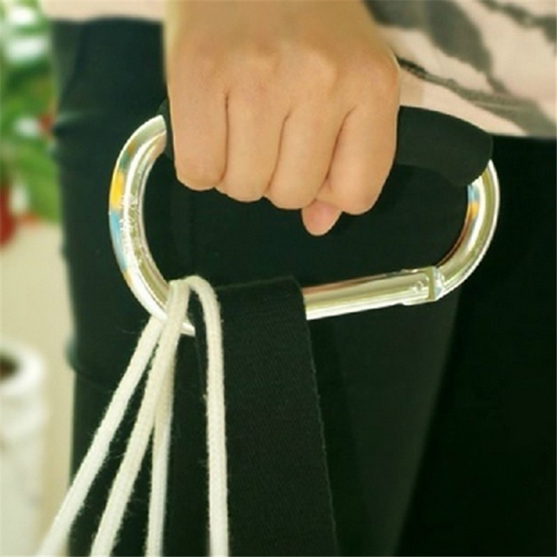 AliExpress Large Aluminum Carabiner Stroller Hook, view 4