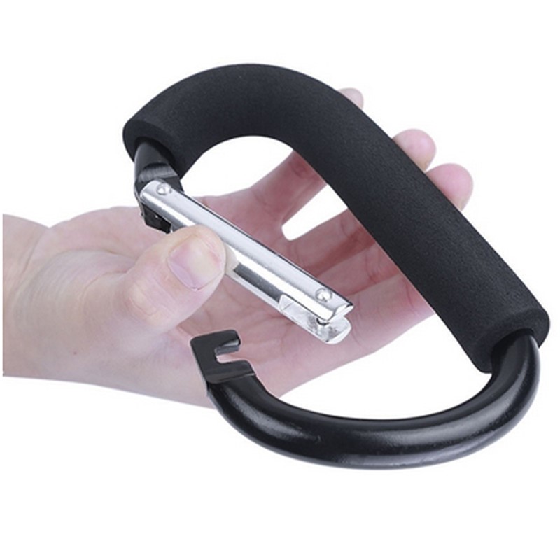 AliExpress Large Aluminum Carabiner Stroller Hook, view 6