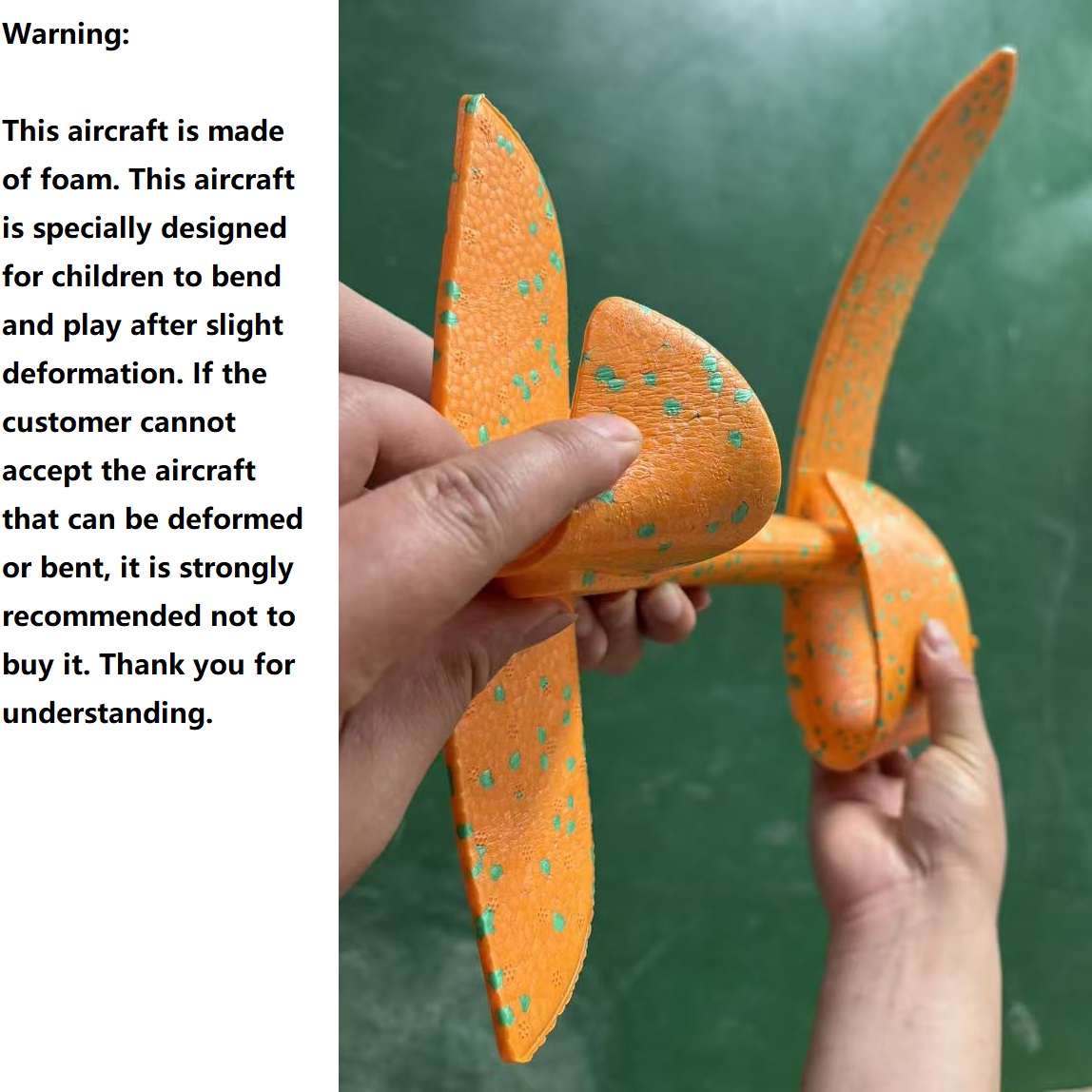 AliExpress Large Foam Plane Glider Hand Throw Airplane Inertial EPP Bubble Planes Outdoor Launch Toys for Boys Gift, view 2
