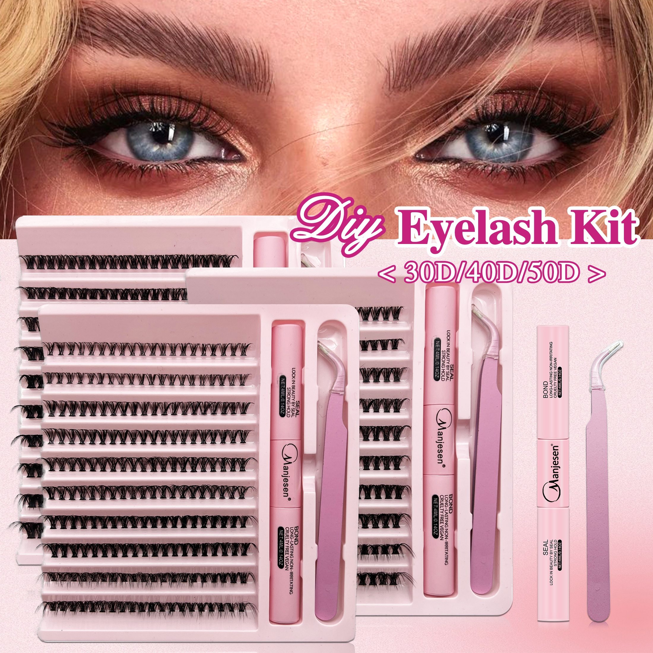 AliExpress LASHVNNA DIY Lash Clusters Kit with Bond and Seal