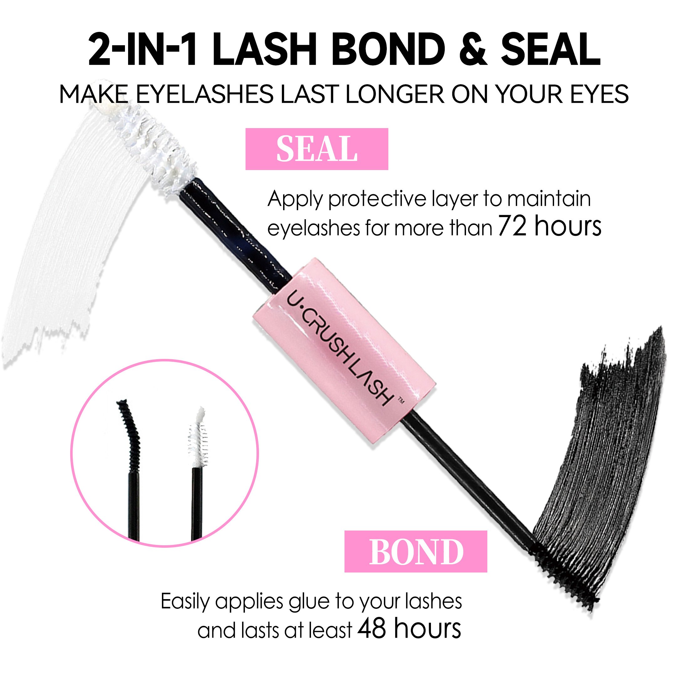 AliExpress LASHVNNA DIY Lash Clusters Kit with Bond and Seal, view 2