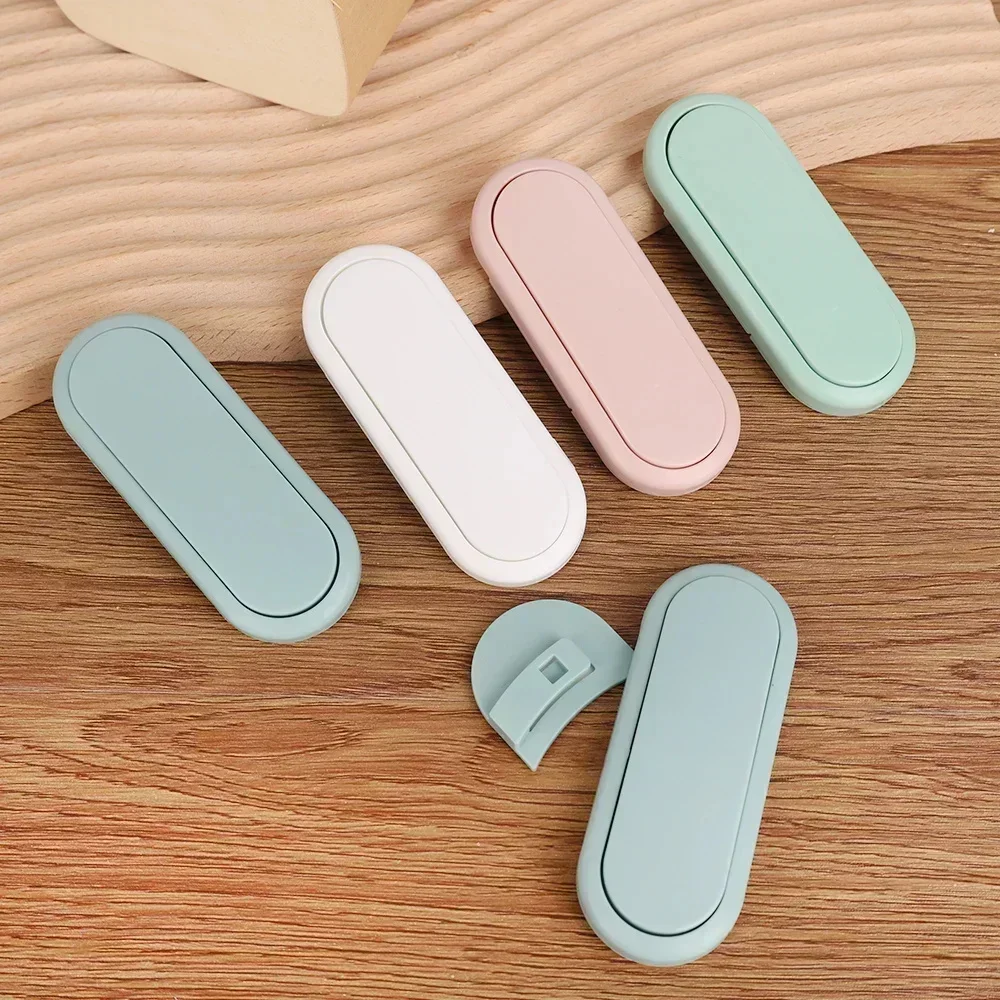AliExpress Latch Cabinet Door Protection 5pcs Children's Drawer Safety Baby Anti Pinch Hand Invisible Lock Opposite Door Wardrobe Lock, view 5