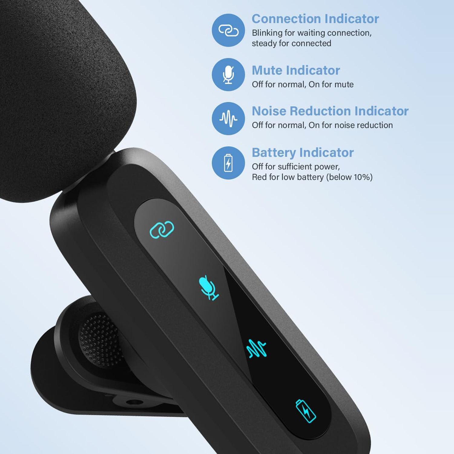 AliExpress Lavalier Microphone, Compact and Durable, Long Battery Life, Type-C, Used for Video Production, Live Streaming, Interview, view 4