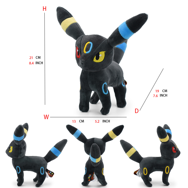AliExpress Leafeon Vaporeon Glaceon Sylveon Espeon Umbreon Vaporeon Sylveon Plush Toys Game for Collectible Gift,Soft Plushies Stuffed, view 4