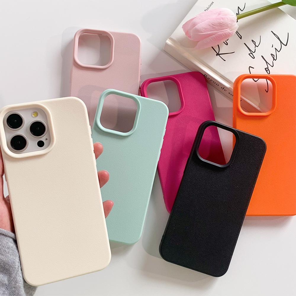 AliExpress Leather-Look Shockproof TPU Case for iPhone, view 2