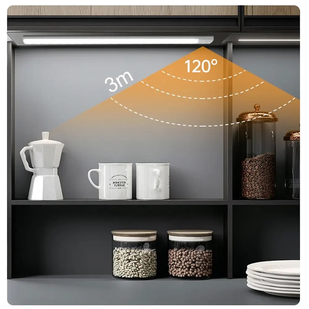 AliExpress USB-C Rechargeable Motion Sensor LED Cabinet Light, view 2