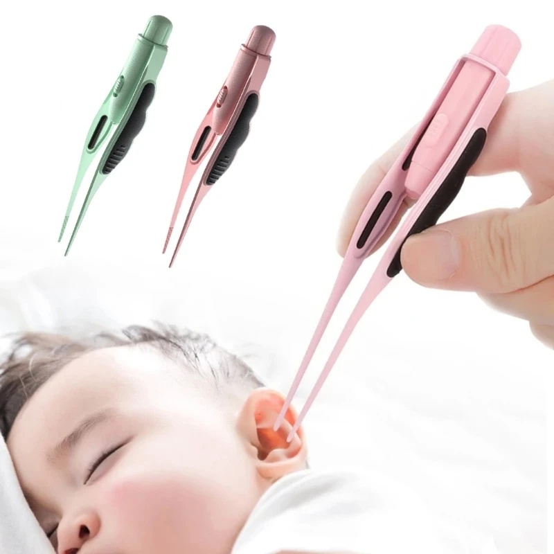 AliExpress LED Ear Wax Removal Tweezers Anti-Skid Ear Pick Tool with Brightness Light Ear Curette Safety Earwax Cleaning Tool