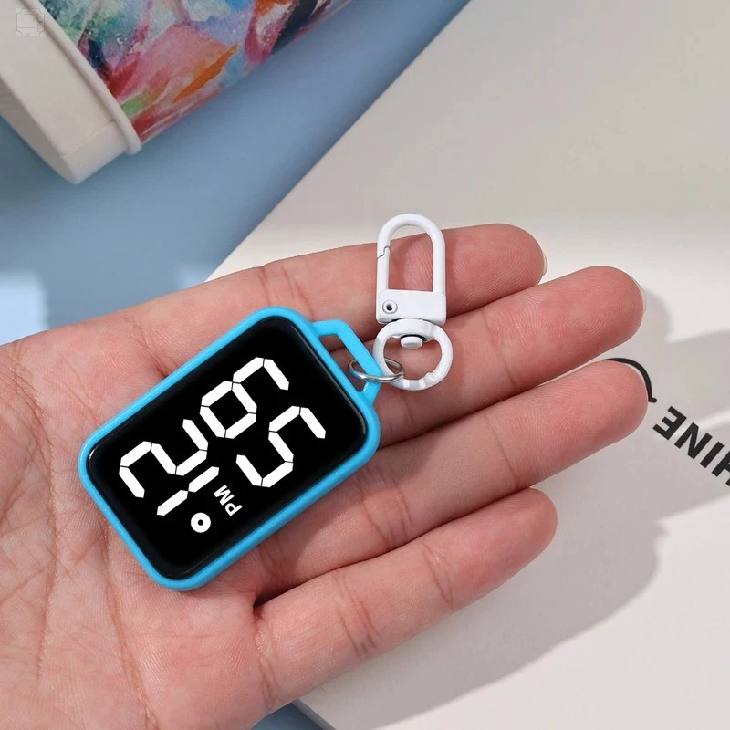 AliExpress LED Digital Keychain Pocket Watch