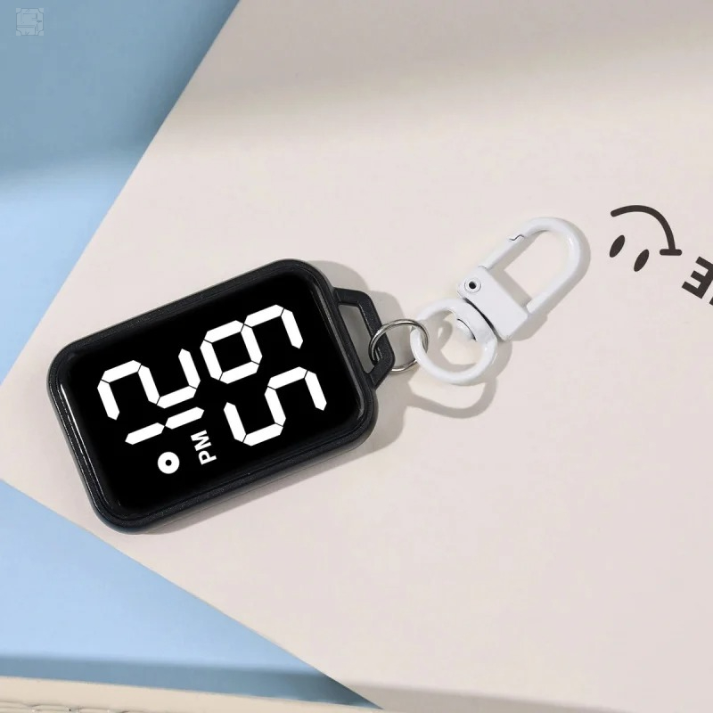 AliExpress LED Digital Keychain Pocket Watch, view 3
