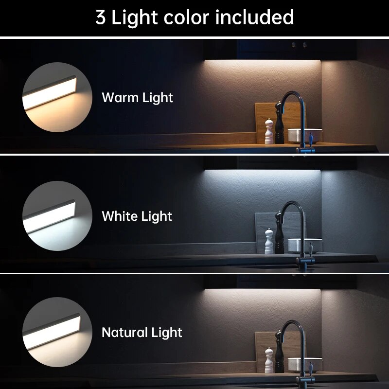 AliExpress Wireless Under-Cabinet Motion Sensor Light, view 3