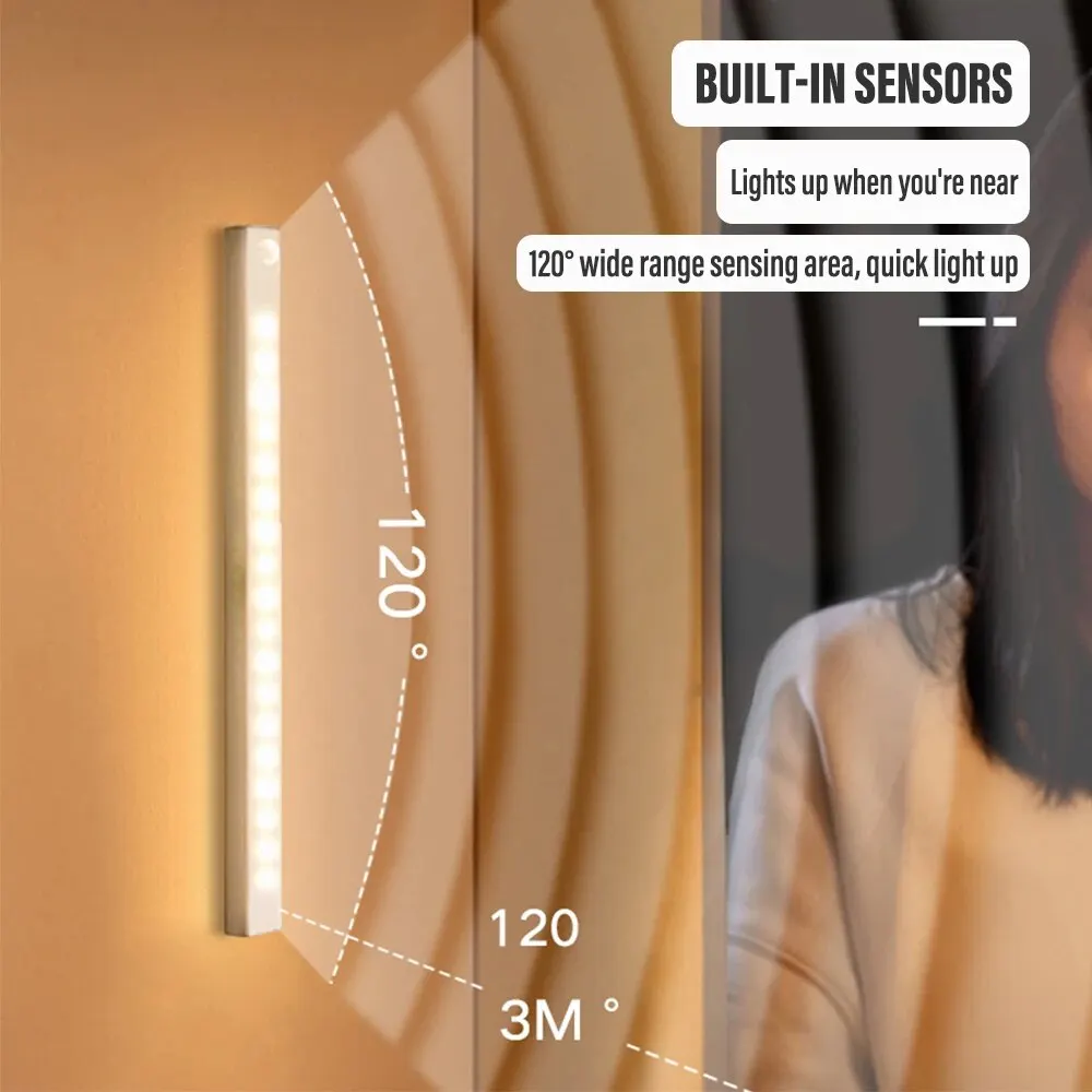 AliExpress Type-C Rechargeable Motion Sensor Night Light, view 2