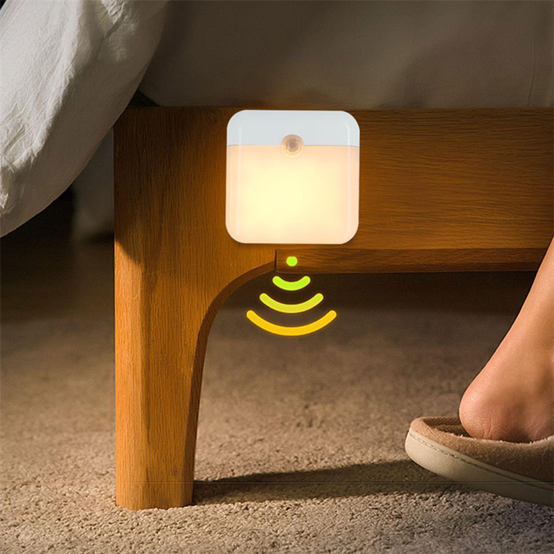 AliExpress Square USB-Rechargeable Motion-Sensor Night Light, view 2