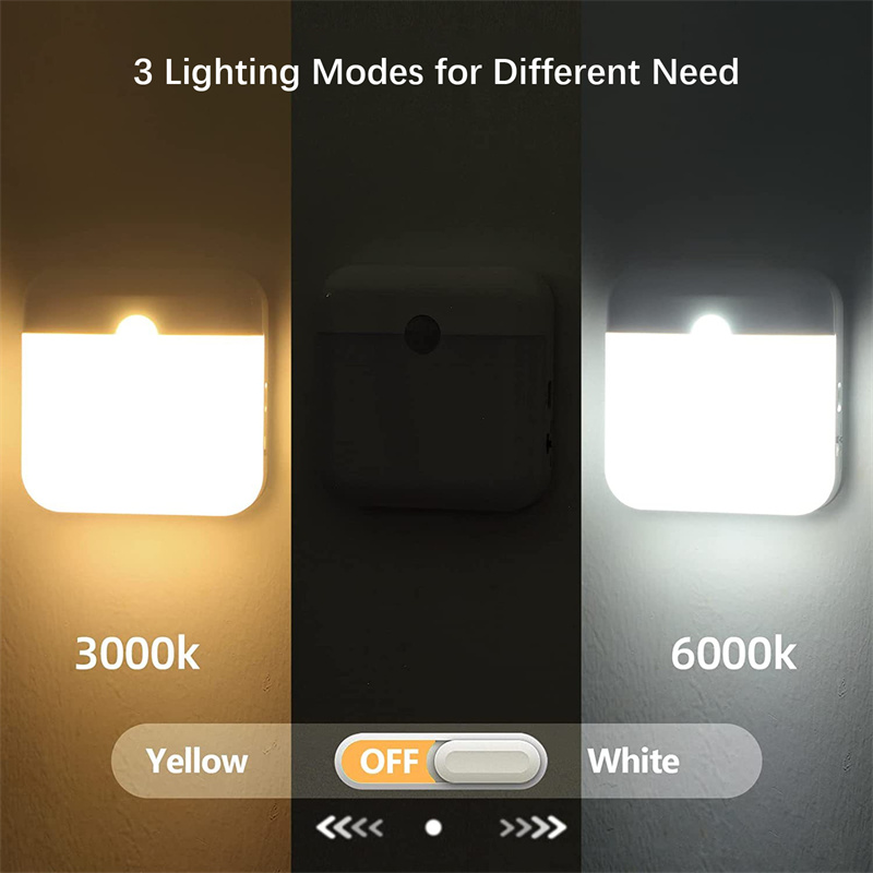 AliExpress Square USB-Rechargeable Motion-Sensor Night Light, view 4