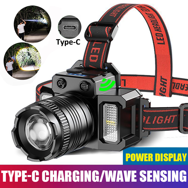 AliExpress Rechargeable LED Sensor Headlamp, 5 Light Modes