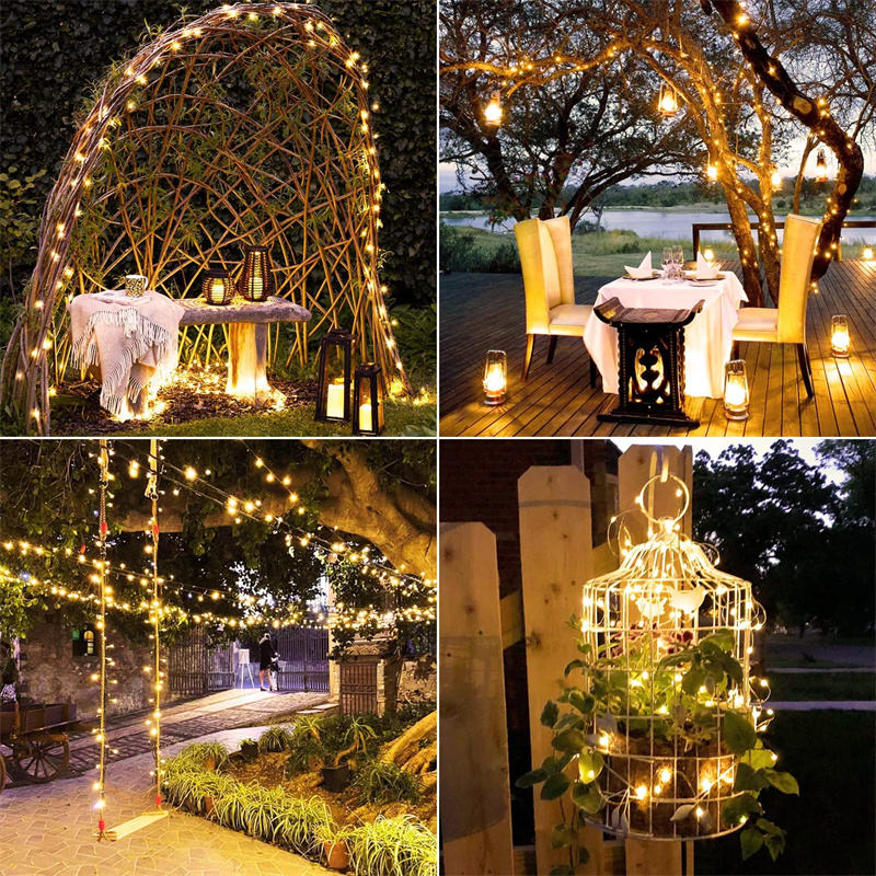 AliExpress Solar LED Twinkle Fairy String Lights (6-33m), view 4