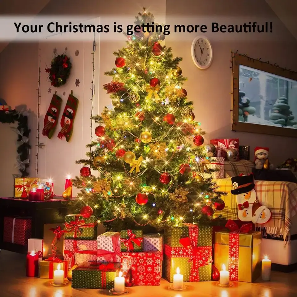 AliExpress Solar LED Twinkle Fairy String Lights (6-33m), view 6