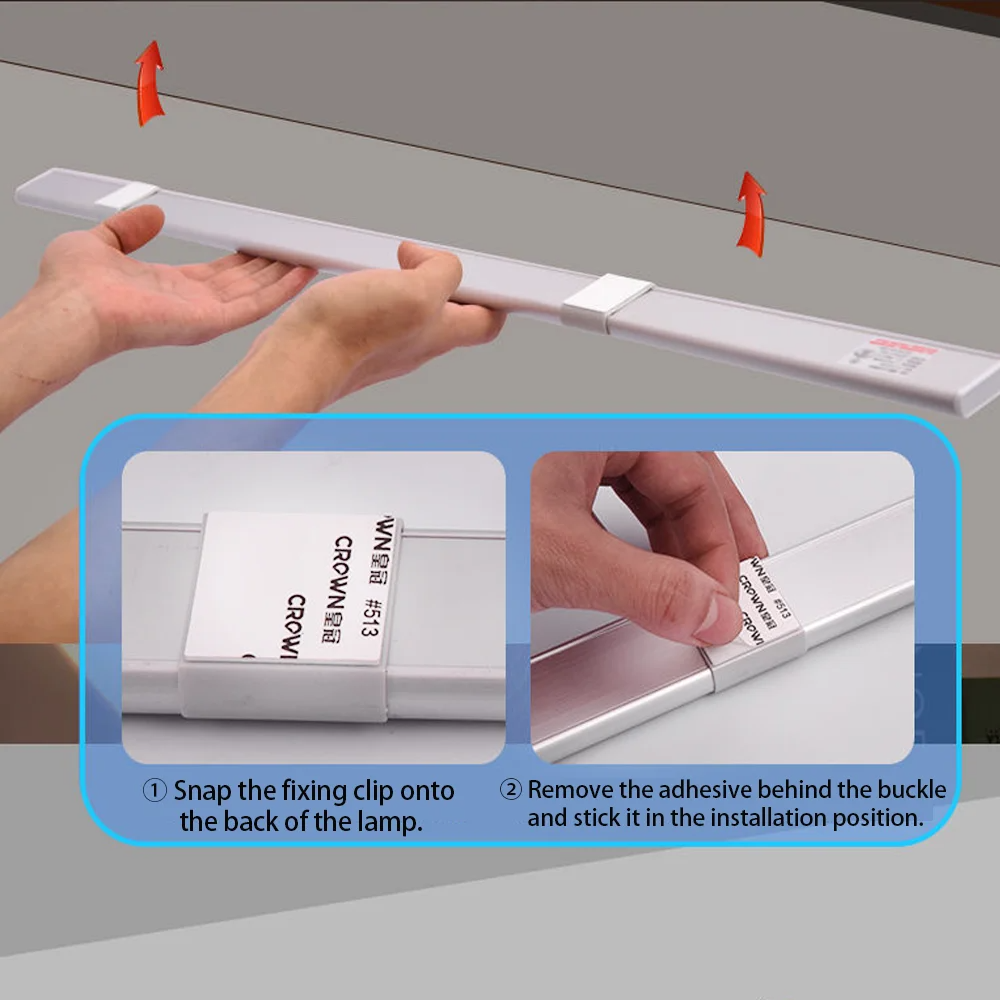 AliExpress Ultra-Thin Dimmable LED Cabinet Light, Motion Sensor, view 5