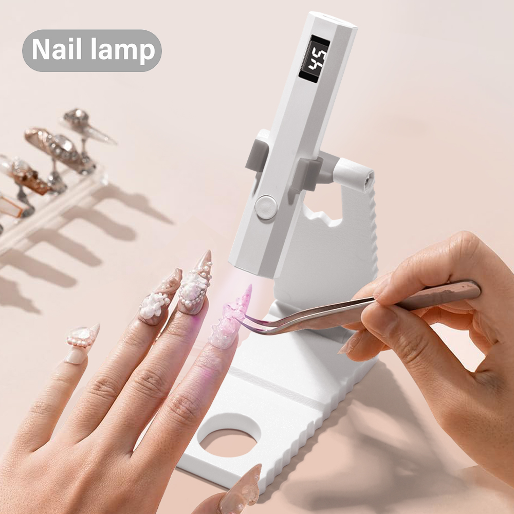 AliExpress Rechargeable LED UV Nail Lamp with Stand and LCD