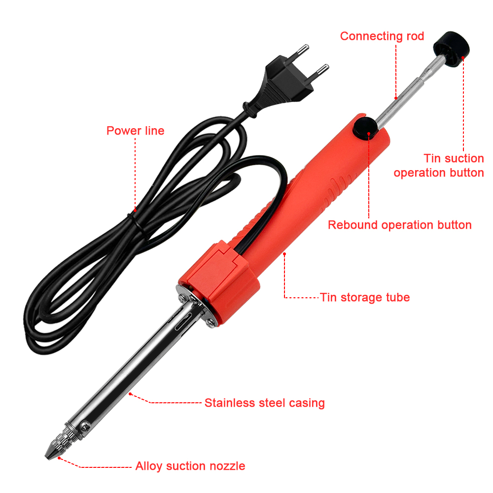 AliExpress 30W Electric Solder Sucker Desoldering Pump, view 3