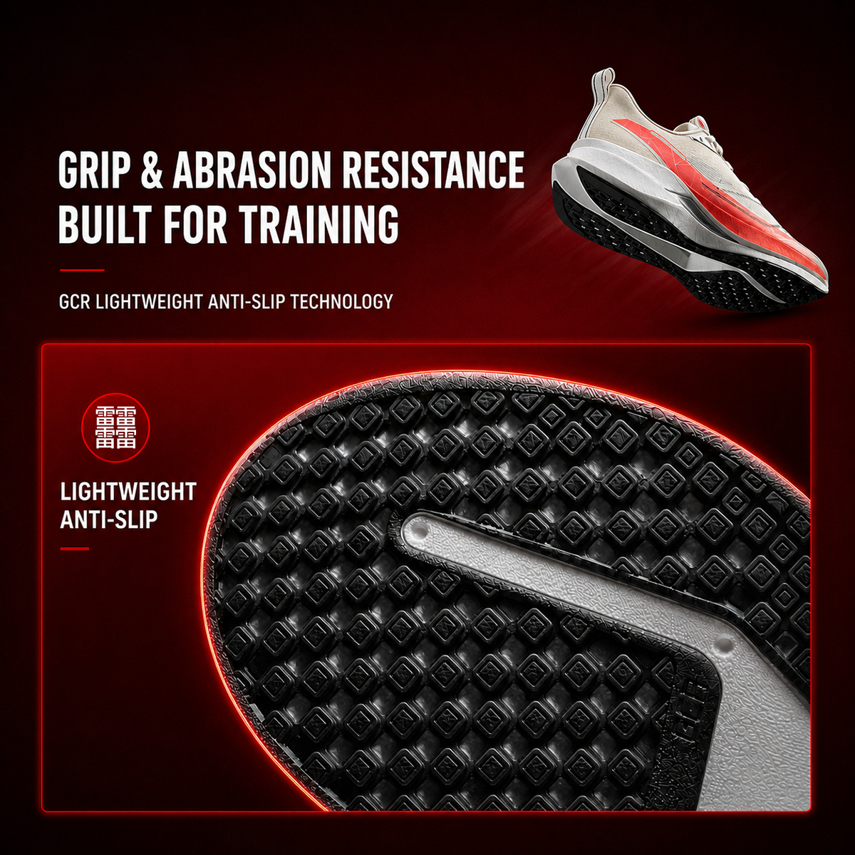 AliExpress Li-Ning Men's RED HARE 9 PRO Racing Running Shoes BOOM Cushion Rebound Breathable Reflective LiNing Stable Sneakers ARPW001, view 3