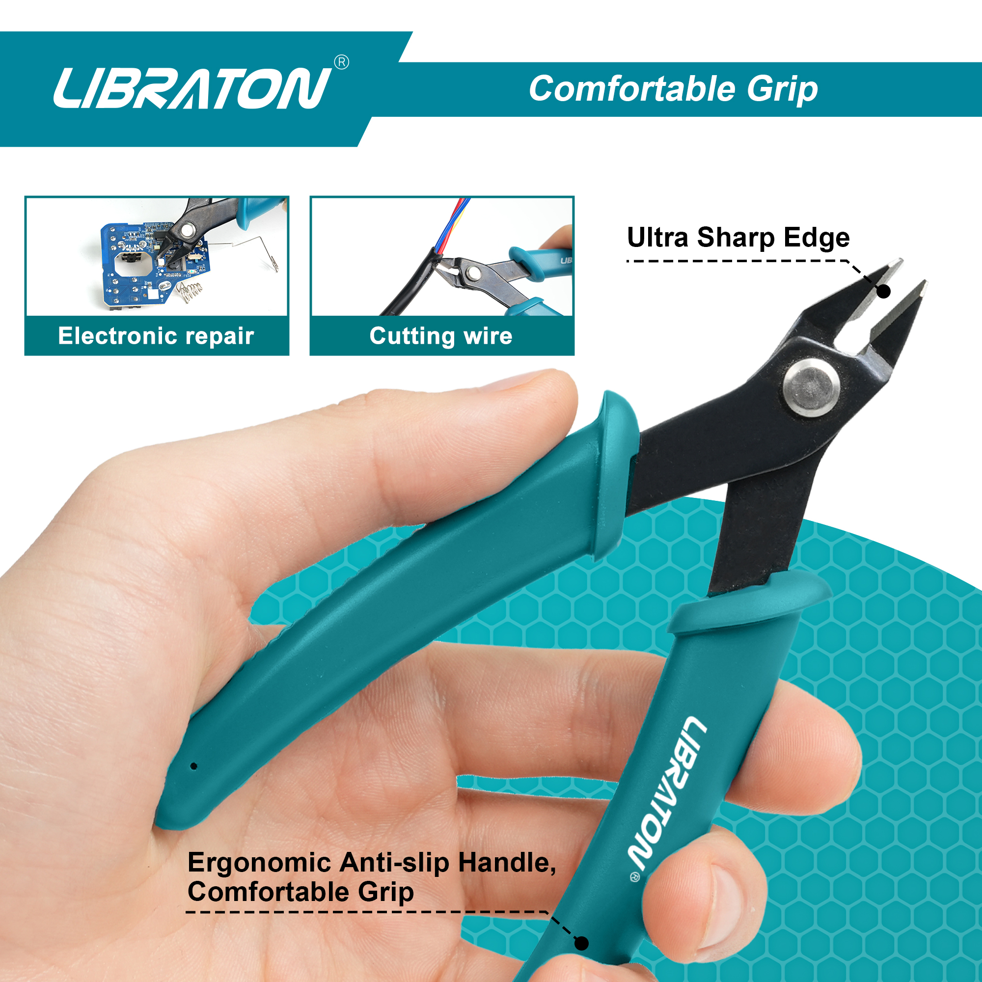 AliExpress LIBRATON Precision Micro Flush Wire Cutter, view 3