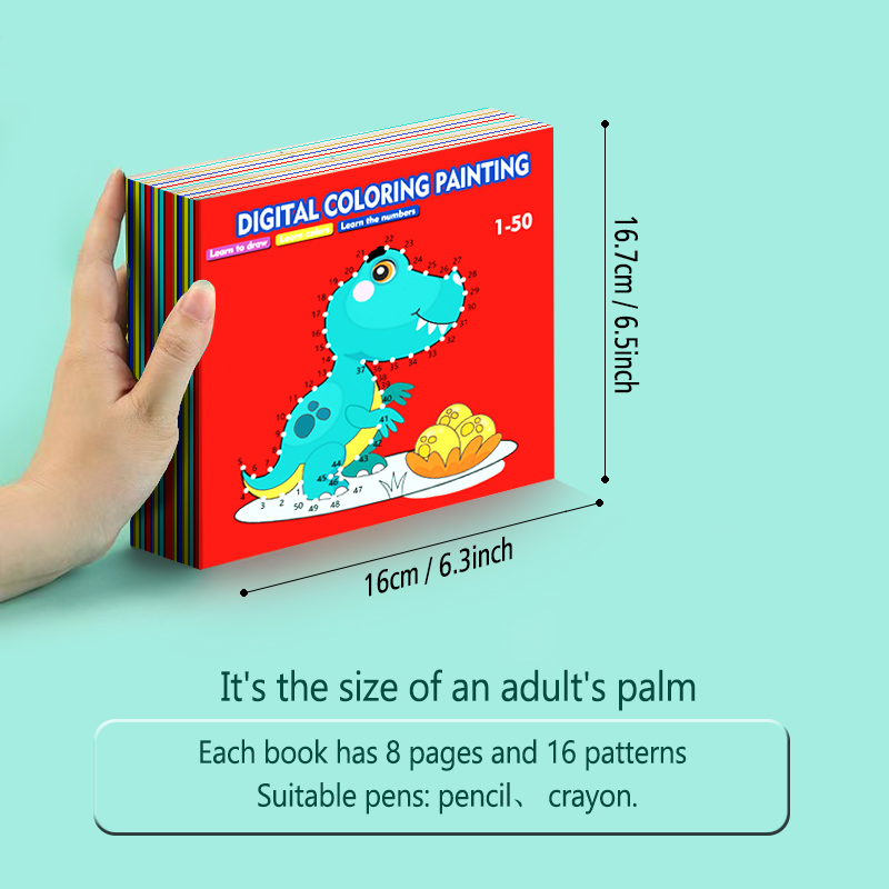 AliExpress Line Drawing, Children's Doodle Books, Learning Numbers, Early Education to Improve Grades, Fun Drawing Games, Holiday Gifts, view 6