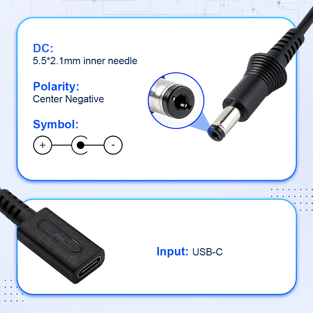 AliExpress LinkRetro PD 9V USB-C to DC Power Cable Type C Charging Adapter for Famicom SFC MD1 Genesis1 PC Engine Game Gear Console, view 4