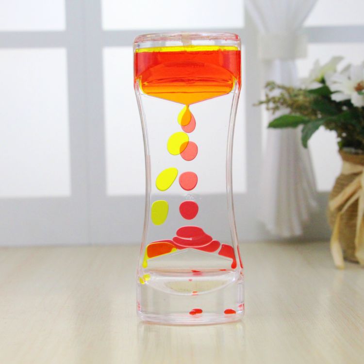 AliExpress Liquid Motion Bubbler Timer Pack of Colorful Hourglass Liquid Bubbler Fidget Sensory Anxiety Autism Adults Activity Calm Rela, view 6