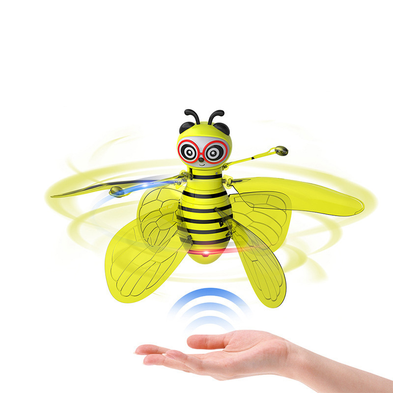 AliExpress Little Bee Flying Vehicle Aircraft Gesture Sensing Vehicle Flying Helicopter Lights Children's Toys Birthday Gift Christmas, view 2