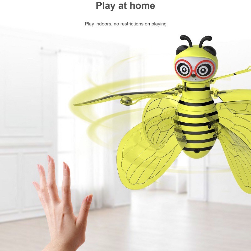 AliExpress Little Bee Flying Vehicle Aircraft Gesture Sensing Vehicle Flying Helicopter Lights Children's Toys Birthday Gift Christmas, view 3