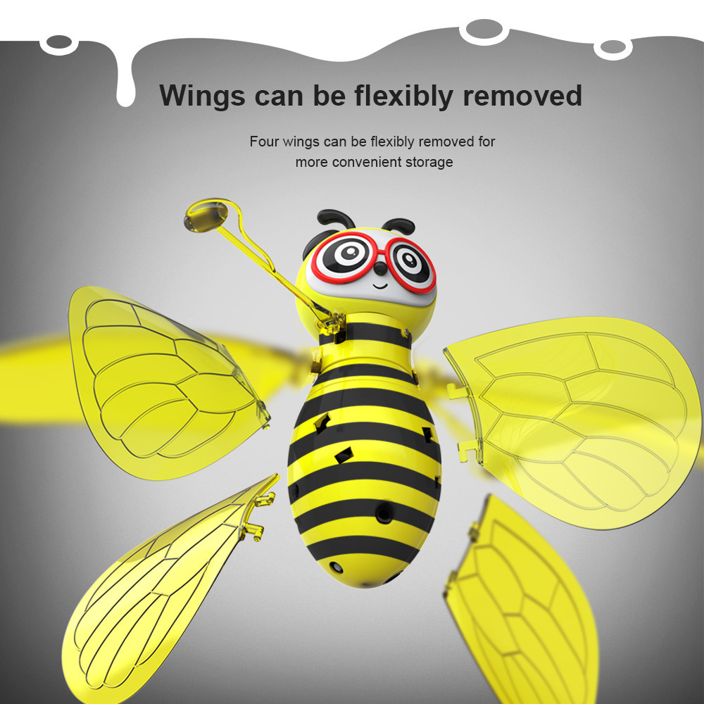 AliExpress Little Bee Flying Vehicle Aircraft Gesture Sensing Vehicle Flying Helicopter Lights Children's Toys Birthday Gift Christmas, view 4