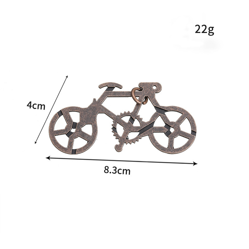 AliExpress Lock Puzzles Classic IQ Metal Brain Teaser Magic Baffling Puzzles Game Toys For Adults Funny Gifts Metal Puzzle, view 6