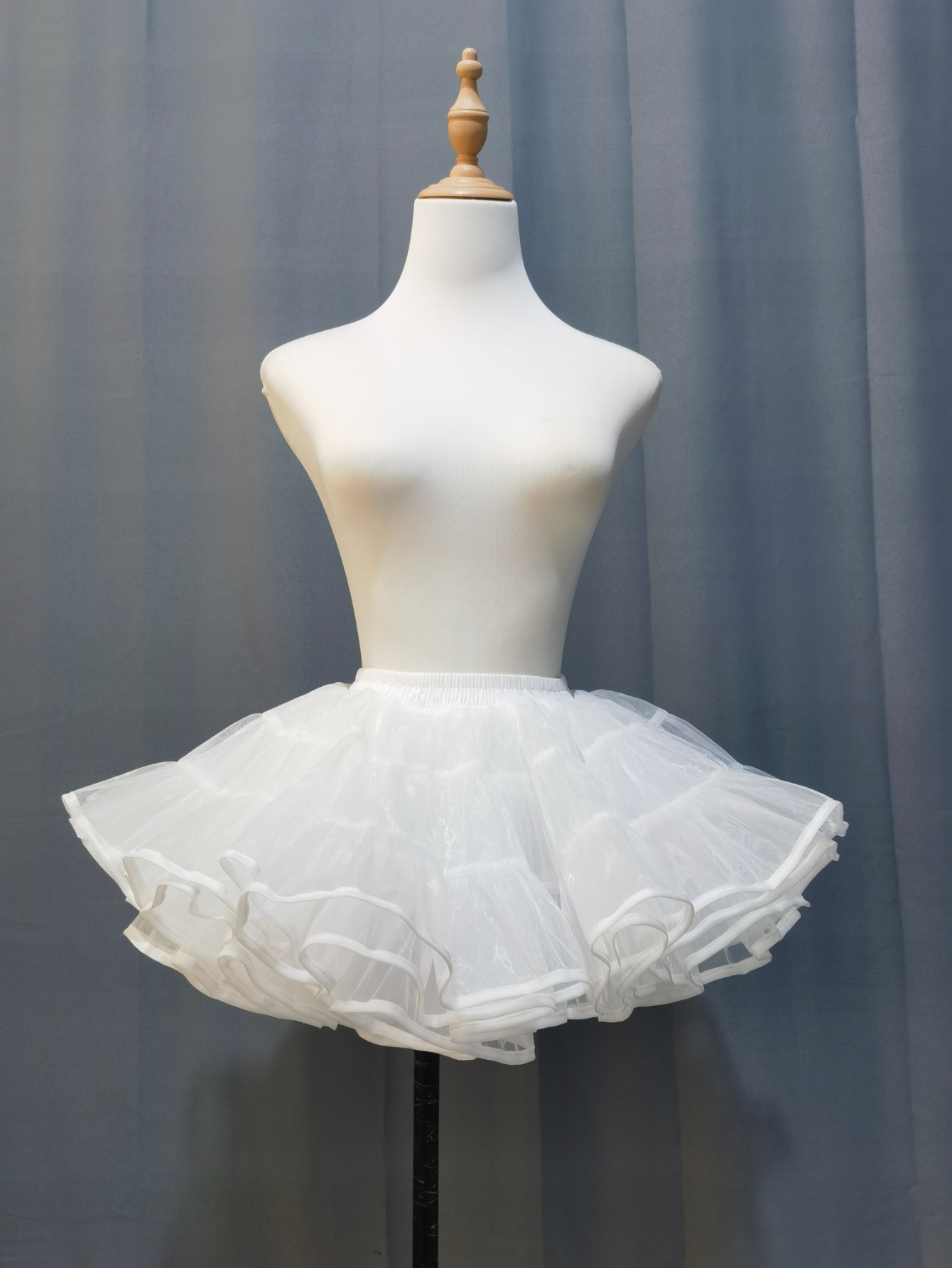 AliExpress Lolita Super Stuffed Petticoat Boneless Violent Skirt Support Soft Yarn Short Duck Butt Korea Japan New, view 2