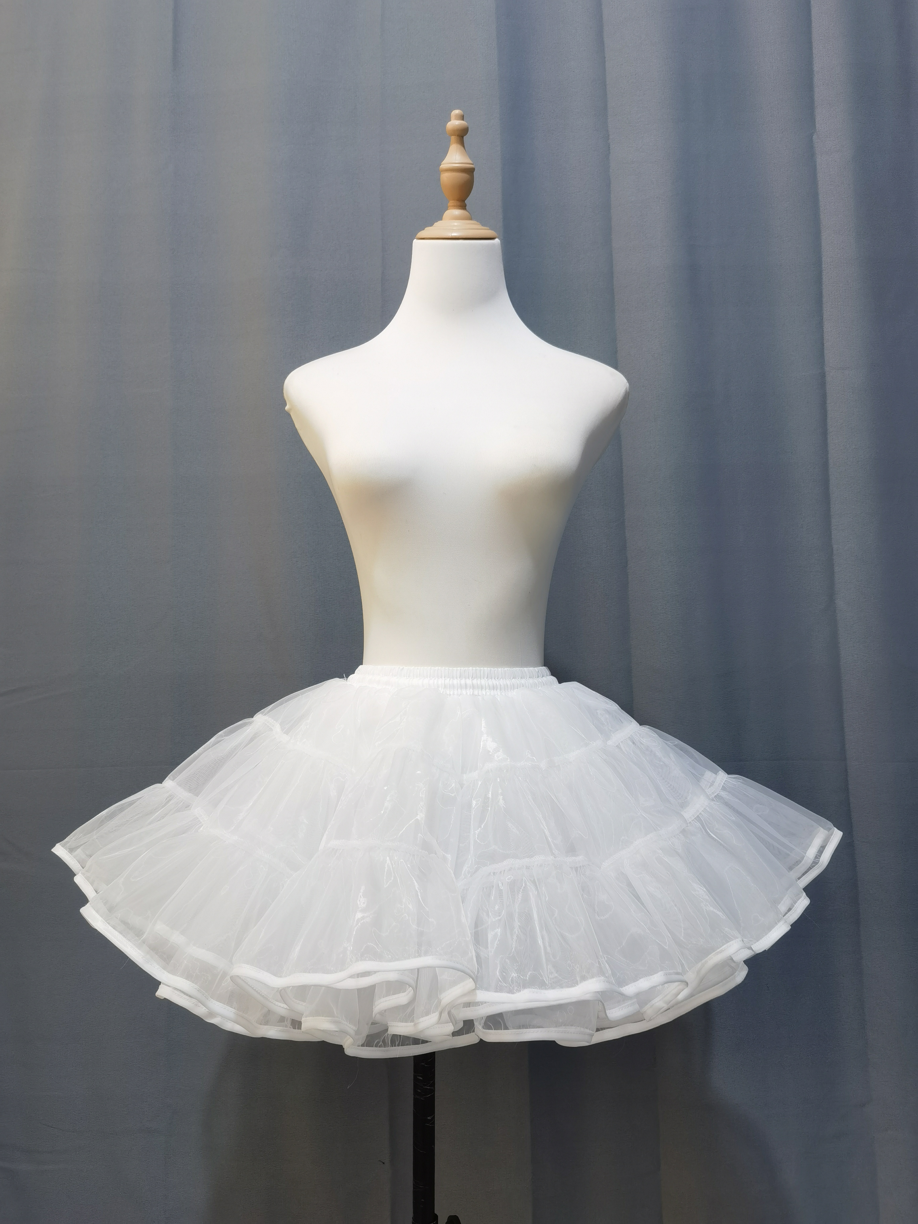 AliExpress Lolita Super Stuffed Petticoat Boneless Violent Skirt Support Soft Yarn Short Duck Butt Korea Japan New, view 3