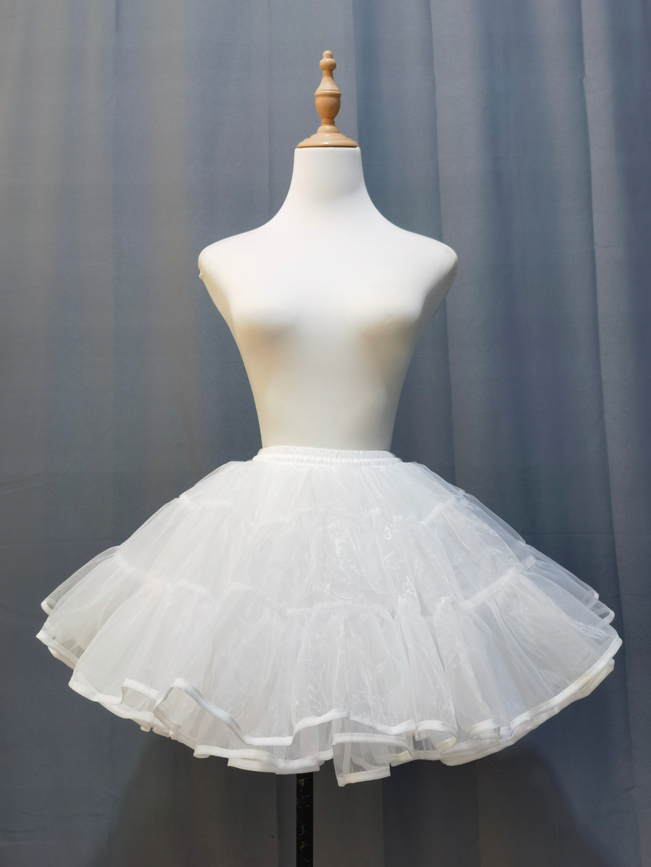 AliExpress Lolita Super Stuffed Petticoat Boneless Violent Skirt Support Soft Yarn Short Duck Butt Korea Japan New, view 4