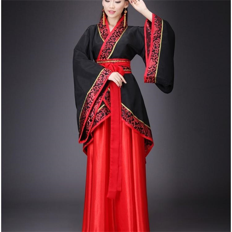 AliExpress Long Sleeves Hanfu Long Dress Patchwork Ancient Style Chinese Traditional Costumes Performance Skirt Cheongsam Chinese Tang Suit, view 3