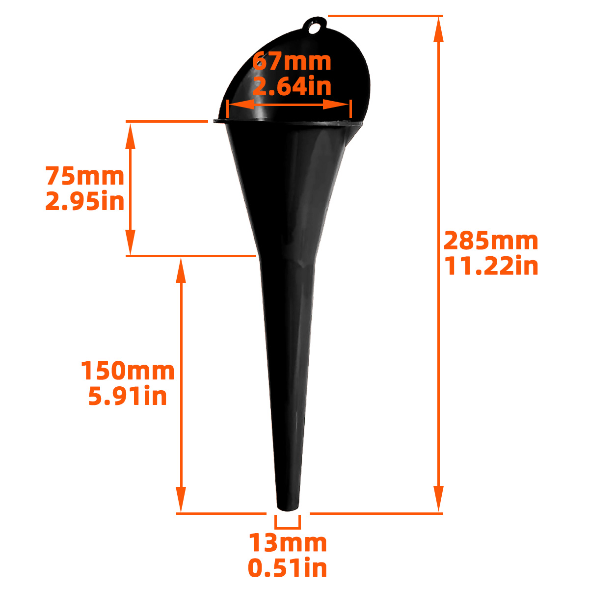 AliExpress Long Stem Plastic Funnel 1PC 3 Colors Premium Thickened Wear Resistant Portable Auto Engine Fluid Filling Accessories, view 5
