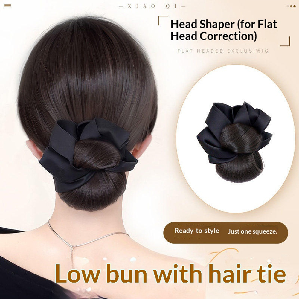 AliExpress Low Synthetic Bun Ponytail Hair Natural Fluffy Claw Clip Chignon Hair For Women Lazy Bun Wig Bag Hair Accessories For Daily Use, view 6