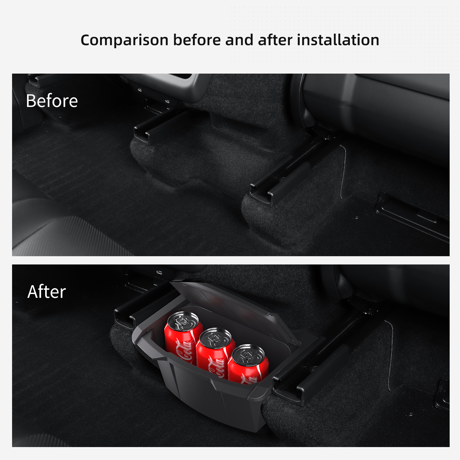AliExpress Rear Air Vent Storage Box for Tesla Model Y Juniper, view 3