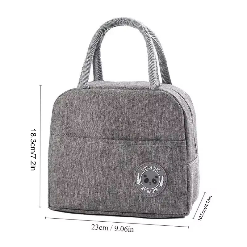 AliExpress Lunch Bag Insulated Cooler Bag Women and Men Reusable Cooler Tote Lunch Box Bags Small Tote Lunch Pouch for Work Office Picnic, view 6
