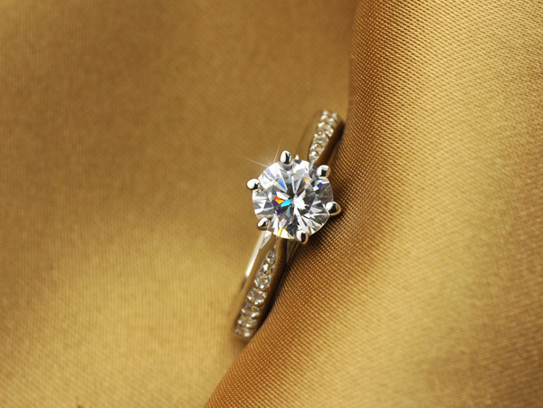 AliExpress 925 Sterling Silver Six-Claw Solitaire Ring, view 6