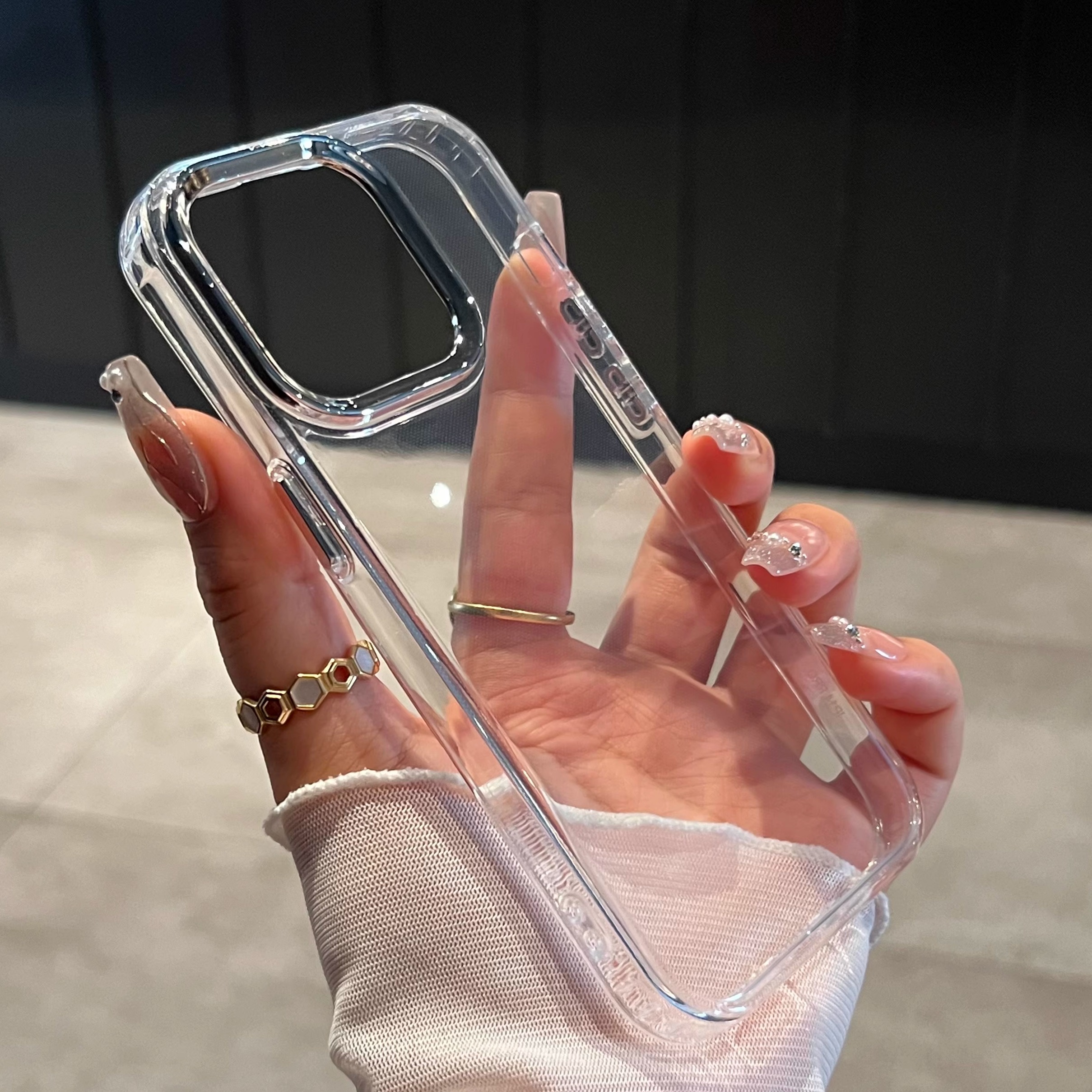 AliExpress Luxury Clear Silicone Phone Case For iPhone 18 17 Pro Max 11 13 16 15 14 12 Air Shockproof Transparent Bumper Back Cover