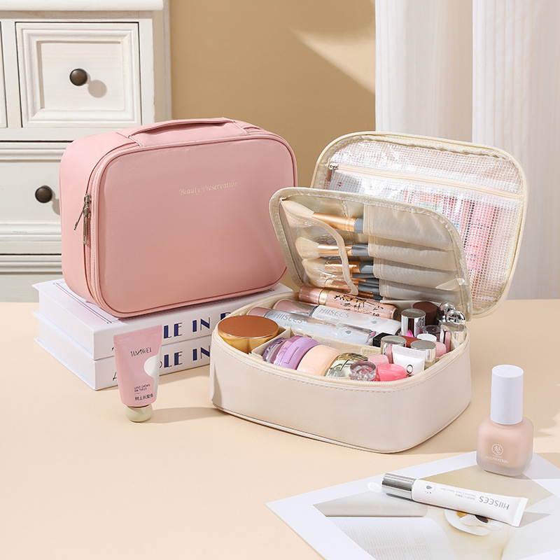 AliExpress Large-Capacity Waterproof Travel Cosmetic Bag, view 2